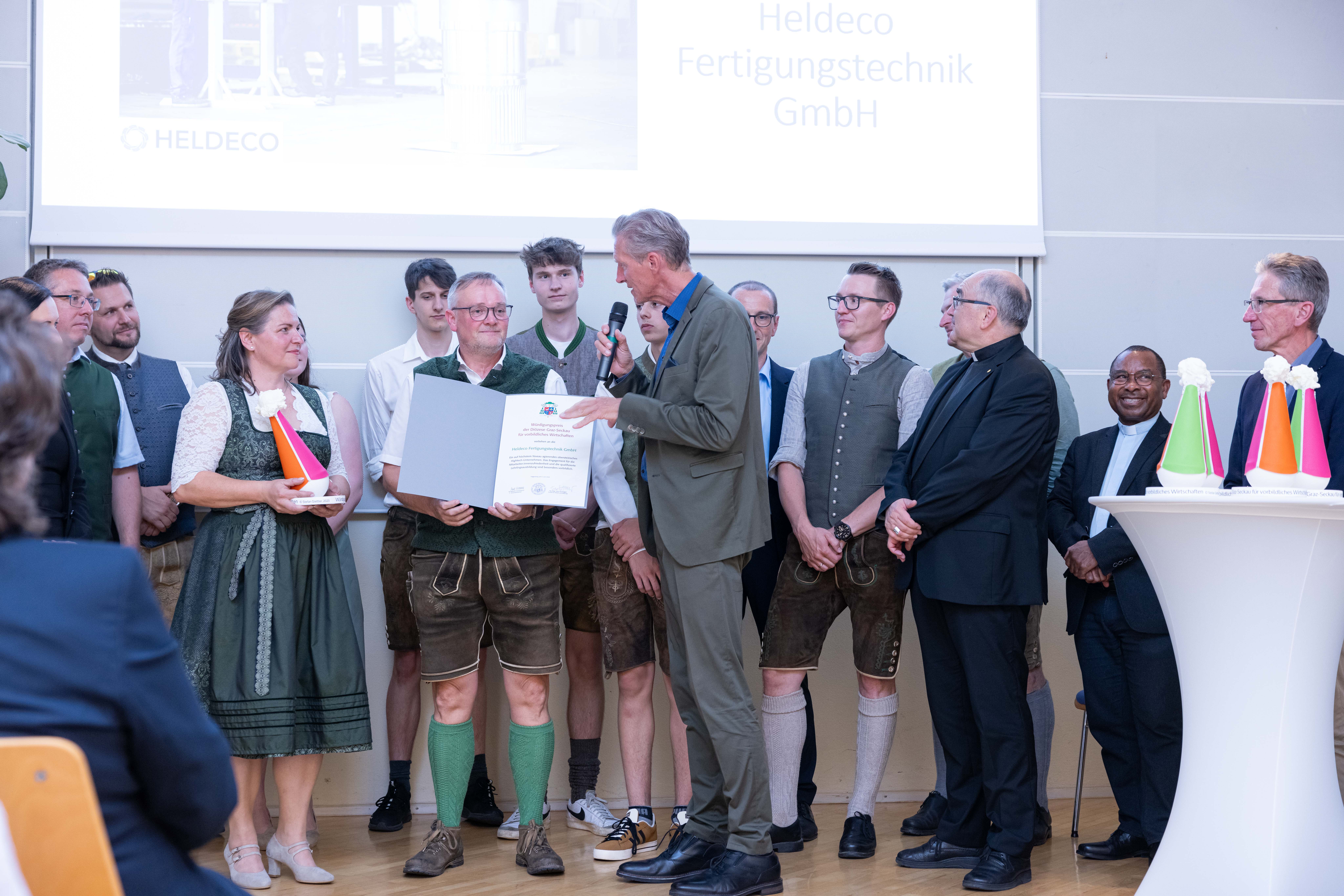 Auszeichnung mit dem „Würdigungspreis der Diözese für nachhaltiges Wirtschaften“